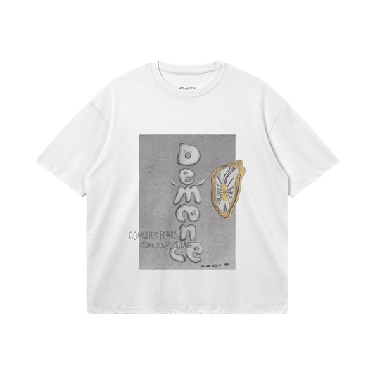 CLOCK TEE - White