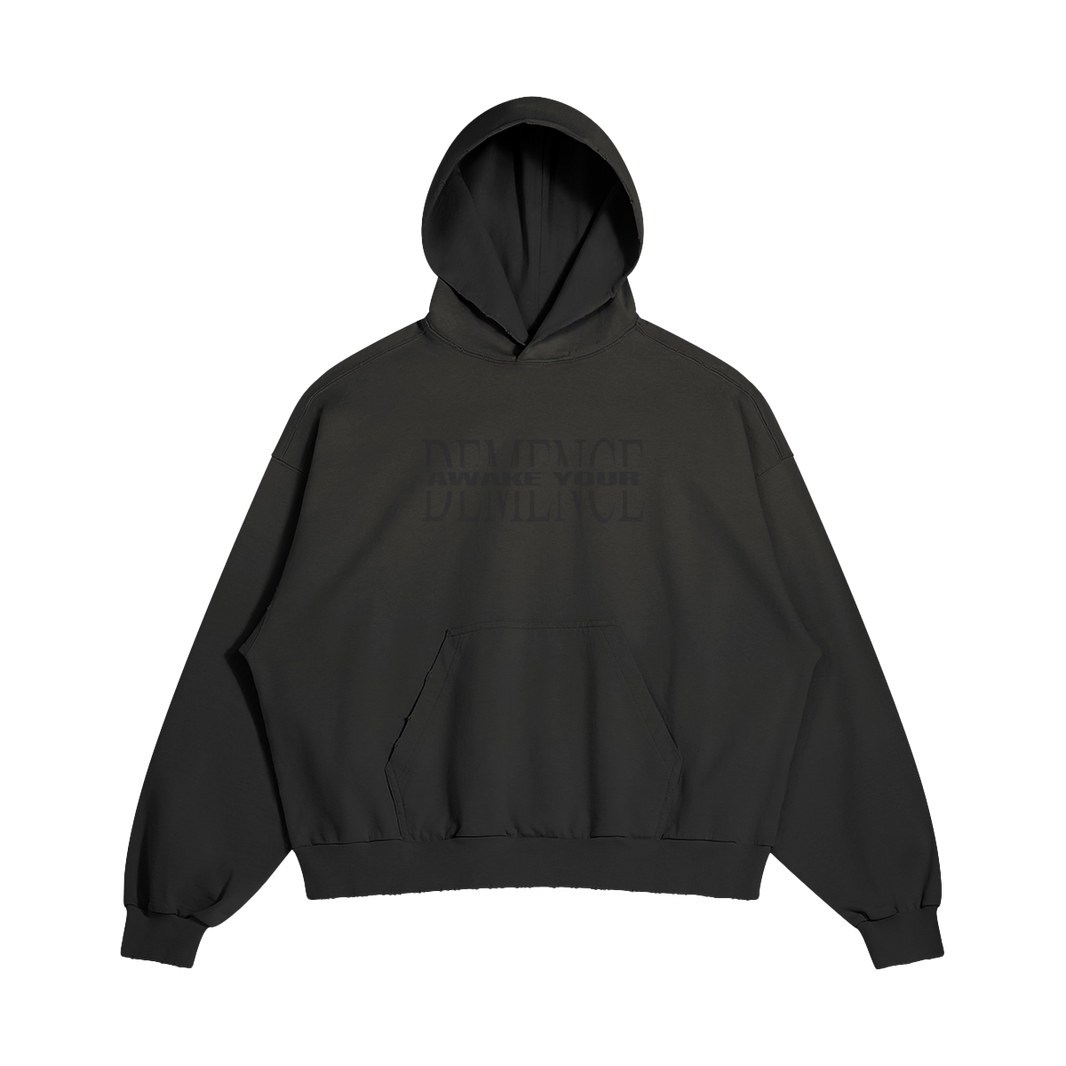 TONAL HOODIE - Black