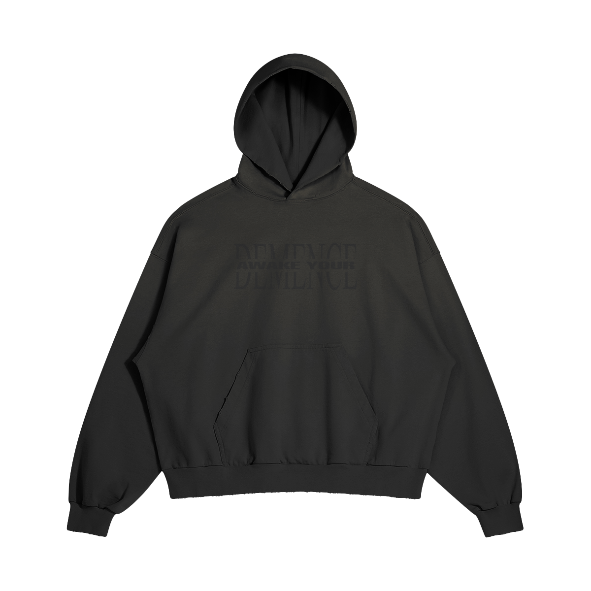 TONAL HOODIE - Black